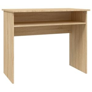 vidaXL Bureau Ch&ecirc;ne sonoma 90x50x74 cm Bois d'ing&eacute;nierie