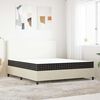 vidaXL Matelas &agrave; ressorts bonnell moyen 180x200 cm