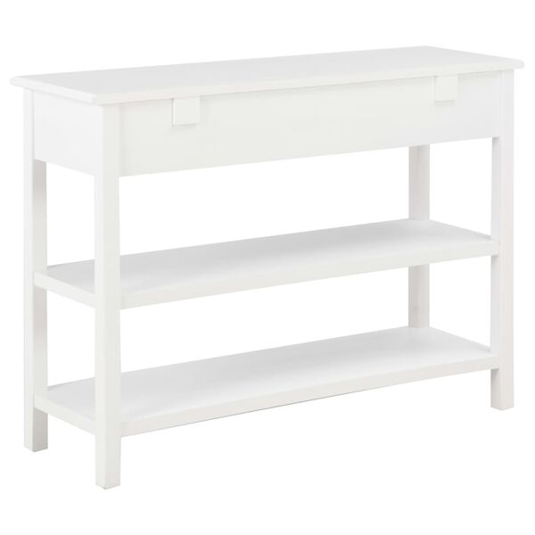 vidaXL Buffet Blanc 110x35x80 cm MDF