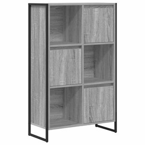 vidaXL Biblioth&egrave;que Gris Sonoma 68 x 30 x 108.5 cm Bois d'ing&eacute;nierie