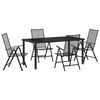 vidaXL Ensemble de salle &agrave; manger pour jardin 5 pcs Anthracite
