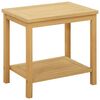 vidaXL Table d'appoint Huile Naturelle 50 x 35 x 45 cm