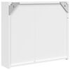 vidaXL Armoire de salle de bain &agrave; miroir avec LED blanc 60x13x52 cm
