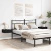vidaXL Tables de chevet flottantes lot de 2 ch&ecirc;ne noir 40 x 32 x 15 cm bois d'ing&eacute;nierie