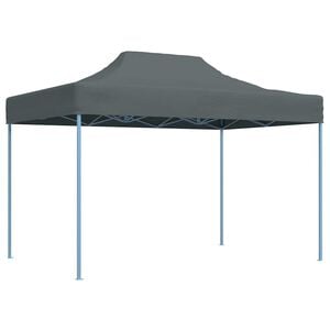 vidaXL Tente de r&eacute;ception pliable 3x4 m Acier Anthracite