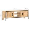 vidaXL Meuble TV 120x30x40 cm Bois de manguier brut