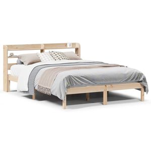 vidaXL Cadre de lit sans matelas 150x200 cm bois de pin massif
