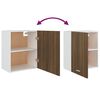 vidaXL Armoire suspendue "Lyon" Ch&ecirc;ne brun 50 x 31 x 60 cm Bois d'ing&eacute;nierie