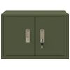vidaXL Armoire de rangement Vert olive 60 x 40 x 40 cm Acier