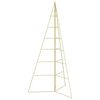 vidaXL Arbre de No&euml;l en m&eacute;tal KUOPIO 140 cm Acier Dor&eacute;