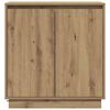 vidaXL Buffet LED Chêne artisanal 71 x 34,5 x 75 cm Bois d'ingénierie