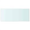 vidaXL Panneau pour étagère Verre transparent 50 x 25 cm