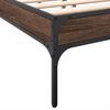 vidaXL Cadre de lit sans matelas ch&ecirc;ne marron 140x200 cm