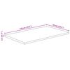 vidaXL Dessus de table 110x60x2,5 cm bord vivant bois massif manguier