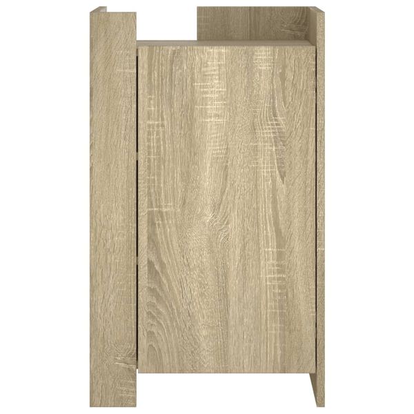 vidaXL Buffet chêne sonoma 45x35x75 cm bois d'ingénierie