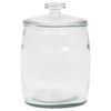 vidaXL Pots de conservation en verre avec couvercle 2 pcs 3850 ml