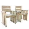 vidaXL Banc de jardin &agrave; 2 places 150 cm Pin&egrave;de impr&eacute;gn&eacute;e