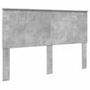 vidaXL T&ecirc;te de lit Gris b&eacute;ton 150 cm Bois d'ing&eacute;nierie