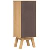 vidaXL Armoire de salle de bain Olden Marron 35 x 30 x 90 cm