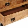 vidaXL Meuble d'appoint Marron 70 x 38 x 63 cm bois de manguier massif