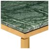 vidaXL Table basse Vert 60x60x35 cm Pierre v&eacute;ritable et texture marbre
