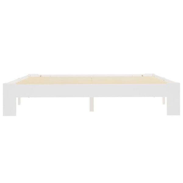 vidaXL Cadre de lit sans matelas marron 160x200 cm bois pin massif