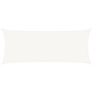 vidaXL Voile d'ombrage 160 g/m&sup2; Blanc 2x4,5 m PEHD