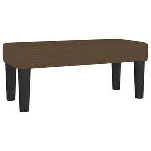 vidaXL Banc Marron fonc&eacute; 70x30x30 cm Tissu