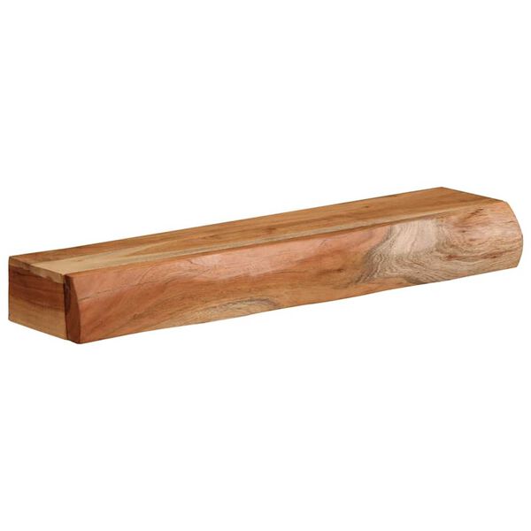 vidaXL &Eacute;tag&egrave;res murales 2 pcs 60x17x8 cm bois massif d'acacia