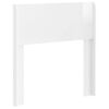 vidaXL T&ecirc;te de lit Blanc brillant PB