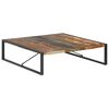 vidaXL Table basse 140x140x40 cm Bois de r&eacute;cup&eacute;ration solide
