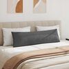 vidaXL Coussins de canap&eacute; 2 pcs Gris fonc&eacute; 145 x 40 cm