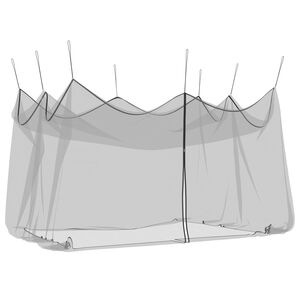 vidaXL Filet Anti-Moustiques de Jardin 156 Maille Noir 3 x 4,5 x 2,5 m