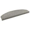 vidaXL Tapis d'escalier auto-adh&eacute;sifs 15 pcs Gris clair