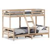 vidaXL Lit superpos&eacute; sans matelas 80x200/120x200 cm bois massif