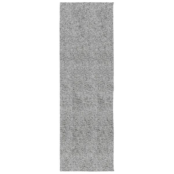 vidaXL Tapis shaggy PAMPLONA poils longs moderne gris 80x250 cm