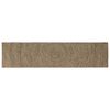 vidaXL Tapis de surface Naturel et noir 60 x 300 cm Jute