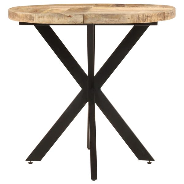 vidaXL Table &agrave; manger 140x80x75 cm Bois de manguier massif