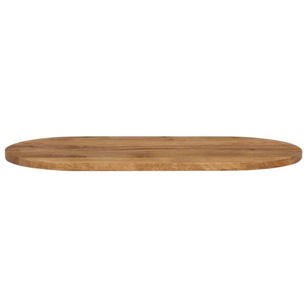 vidaXL Dessus de table 80x40x3,8 cm ovale bois massif de manguier