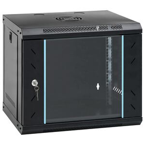 vidaXL Armoire r&eacute;seau murale 9U 19" IP20 53 x 40 x 45 cm
