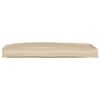 vidaXL Coussin Beige 110 x 40 x 8 cm Tissu Oxford
