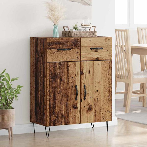 vidaXL Buffet Bois Ancien 69,5 x 34 x 90 cm Bois d'ing&eacute;nierie