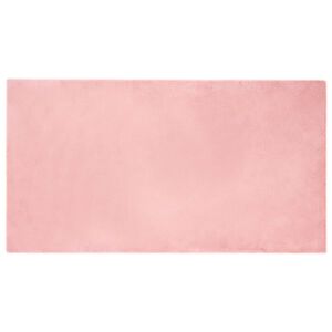 vidaXL Tapis en fausse anti-d&eacute;rapant Olite Rose 60 x 110 cm Polyester