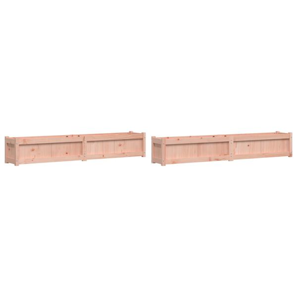 vidaXL Jardini&egrave;res 2 pcs bois massif douglas