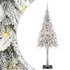vidaXL Sapin de Noël avec 300 LED Blanc 180 cm PE et Acier