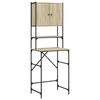 vidaXL Armoire de machine &agrave; laver ch&ecirc;ne sonoma 68x48,5x194 cm
