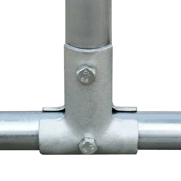 vidaXL Cage ext&eacute;rieure pour poulets Acier galvanis&eacute; 2 x 2 x 1,92 m