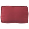 vidaXL Set de coussins de palette 2 pcs Bordeaux Tissu Oxford