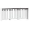 vidaXL Cache-radiateur blanc 205x21,5x83,5 cm bois d'ing&eacute;nierie