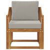 vidaXL Canap&eacute; d&rsquo;ext&eacute;rieur Bois d'acacia massif et polyester